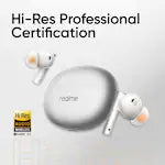 Realme Buds Air 6 True Wireless Earbuds – 50dB ANC, 40H Playtime, 12.4mm Bass Driver (Flame Silver)