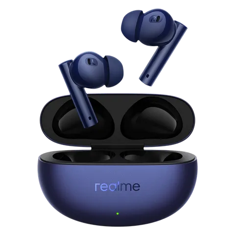Realme Buds Air 5 Truly Wireless Earbuds – 50dB ANC, 38H Playtime, 12.4mm Bass Driver (Deep Sea Blue)