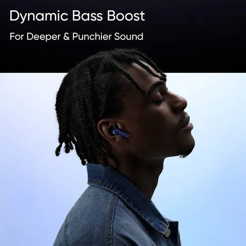 Realme Buds Air 5 Truly Wireless Earbuds – 50dB ANC, 38H Playtime, 12.4mm Bass Driver (Deep Sea Blue)