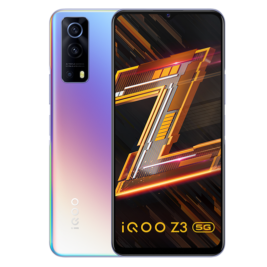 iQOO Z3 5G - Cyber Blue (6GB RAM, 128GB Storage)