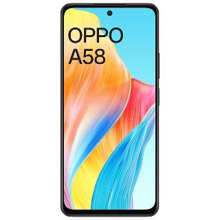 Oppo A58 (Glowing Black, 6GB RAM, 128GB Storage)