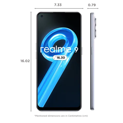 realme 9 (Meteor Black,6GB RAM, 128GB Storage)